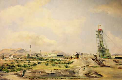 Impala Platinum Mine, Artwork by Michael Croesér